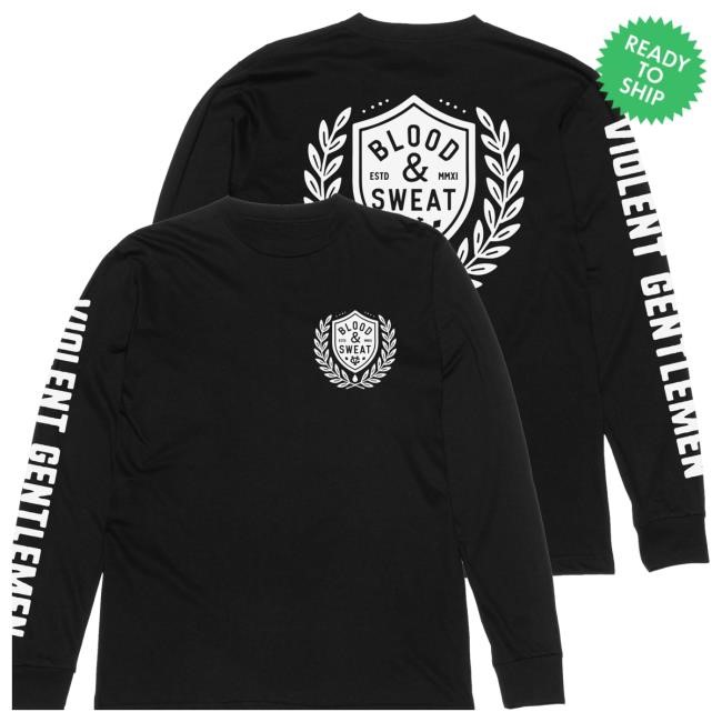 Official Violent Gentlemen Merch Store Gain Long Sleeve Crewneck Sweatshirt