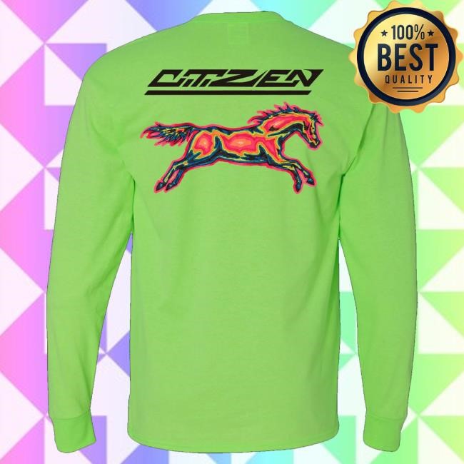 Official The Merch Collective Merch Horse Long Sleeve Crewneck Sweatshirt