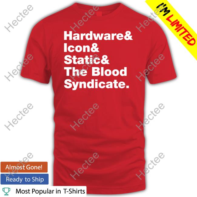 Hardware Icon Static And The Blood Syndicate Tee Shirt Jasonscottjones