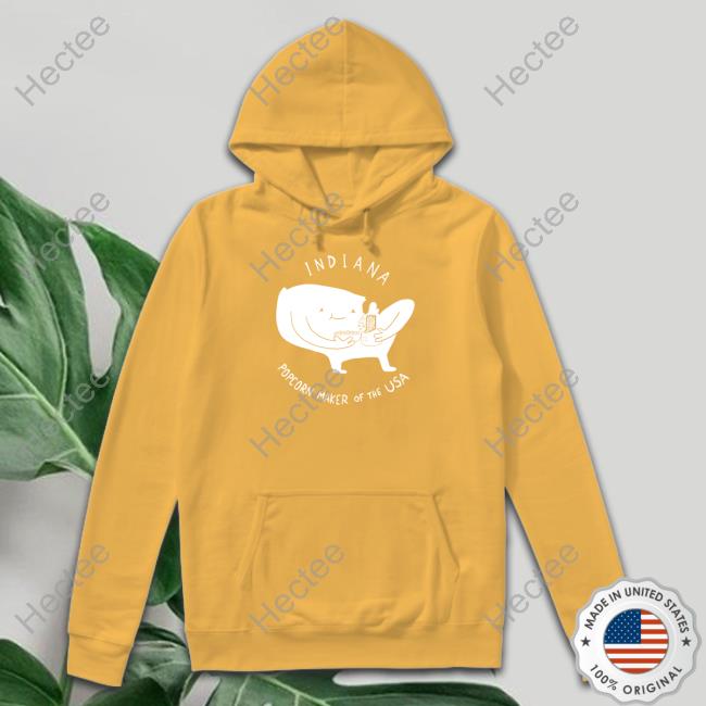 Official Indiana Popcorn Maker Of The Usa Shirt Strange Planet Merch