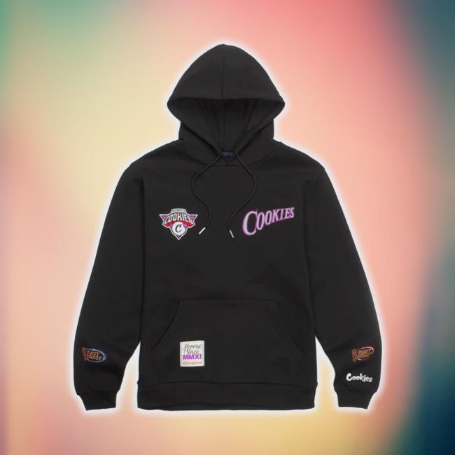 Official Cookiessf Merch Full Clip Pullover Hoodie With Applique Crewneck Sweatshirt Cookiessf Store Shop