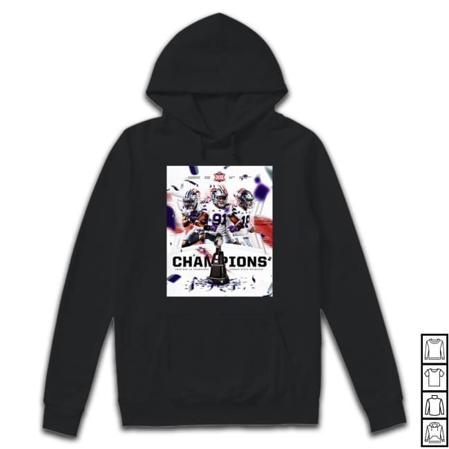 K-State Football Team 2022 Big 12 Champions Tee Shirt K-State Football Team 2022 Big 12 Champions Hoodie