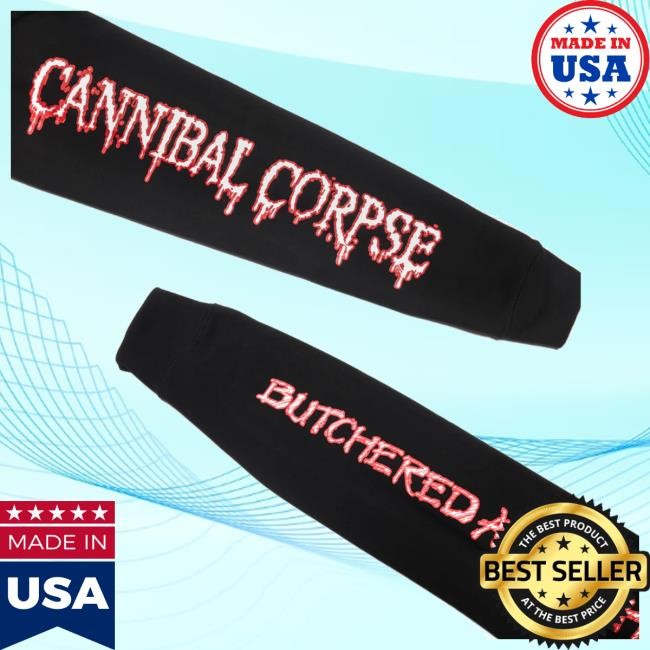 Cannibal Corpse Store Merch Butchered At Birth Poster Long Sleeve Shirt