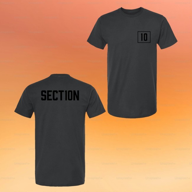 Section 10 Merch Black Logo Sweatshirt