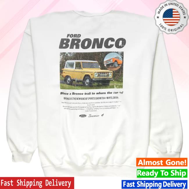 Official Tillys Merch Store Shop Ford Bronco Crewneck Tillys Apparel Clothing