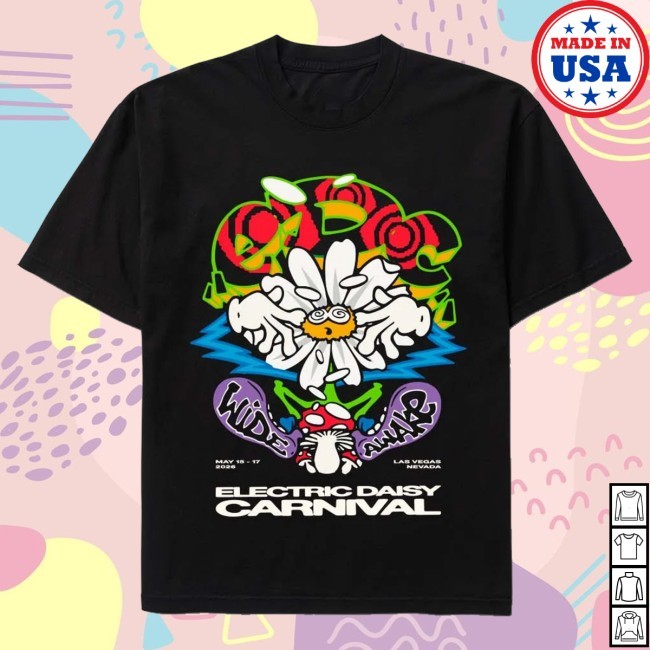Insomniac Shop Merch Edc 2026 Twisted Daisy Short Sleeve Long Sleeve Shirt