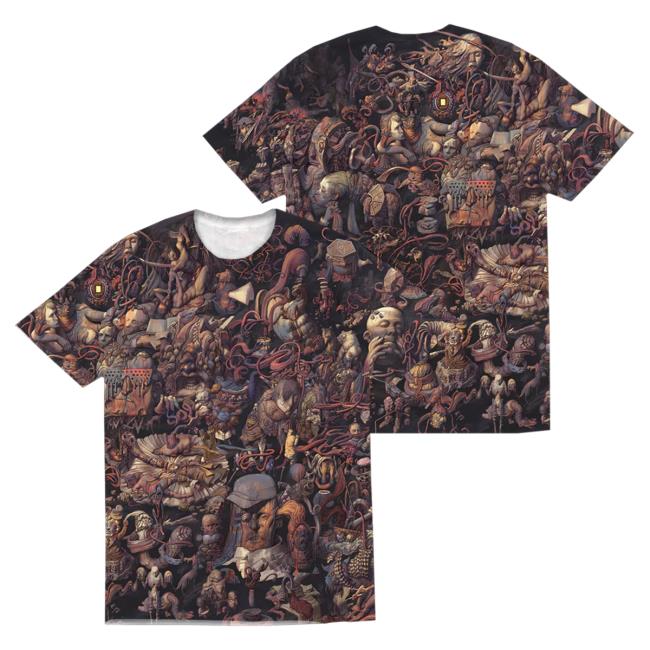 Official Disco Elysium Merch Store Disco Elysium Thought Cabinet Full Colour Shirt Discoelysium Shop