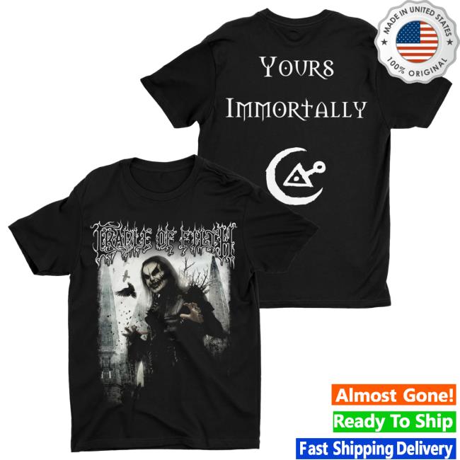 Official Night Shift Merch Indie Merch Store Cradle Of Filth - Yours Immortally Popover Shirt NightShiftMerch IndieMerchStore