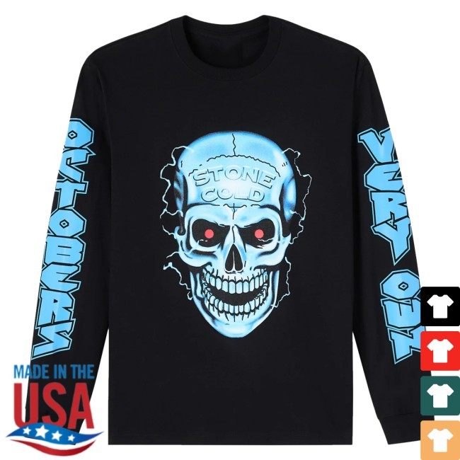 October's Very Own Merch Store Wwe Stone Cold Tee Shirt Black