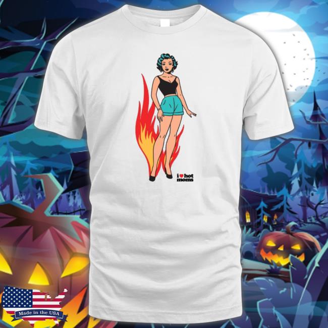 Danny Duncan Merch Official I Heart Hot Moms Pose Classic Shirt