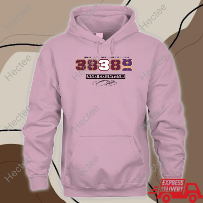 From Cle To Mia Back To Cle To Lal 38388 And Counting T Shirt