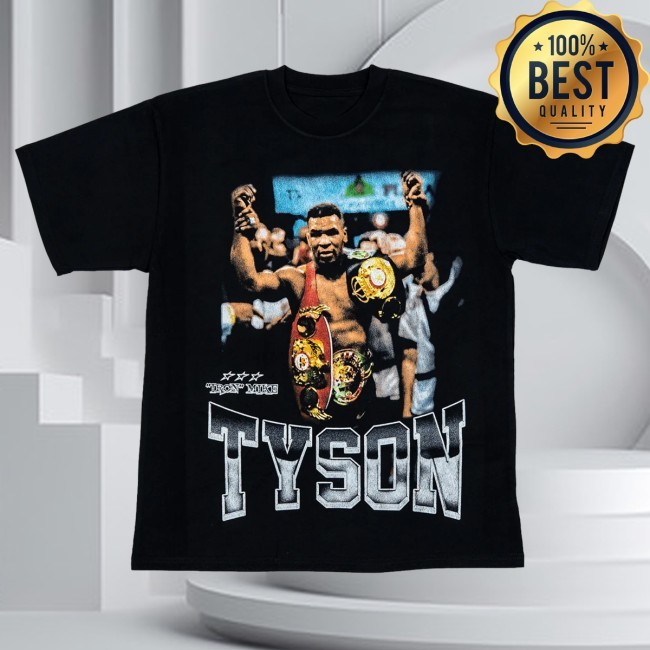 Mike Tyson Merch Store Mt Stat Sheet T-Shirt
