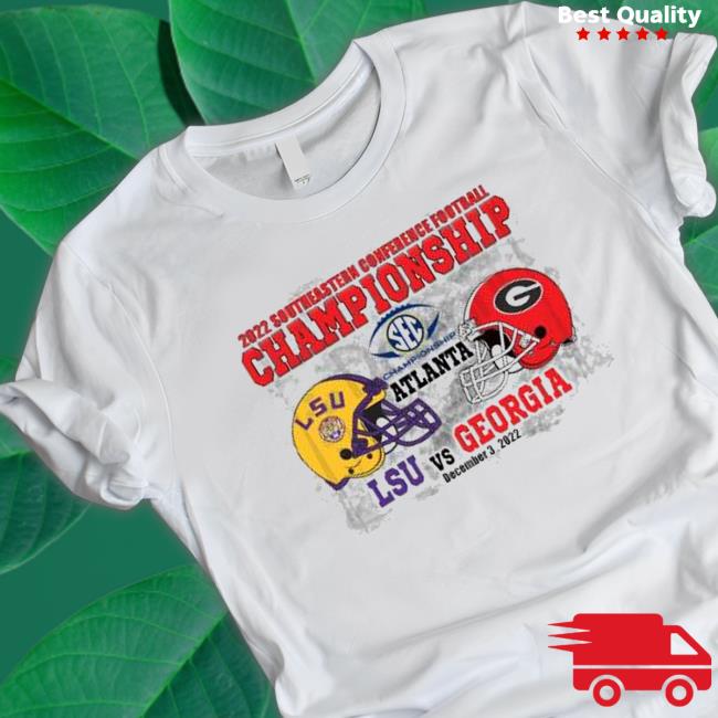 Southeastern Conference Football Championship Lsu Vs Georgia 2022 Sweaters Southeastern Conference Football Championship Lsu Vs Georgia 2022 Classic Shirt