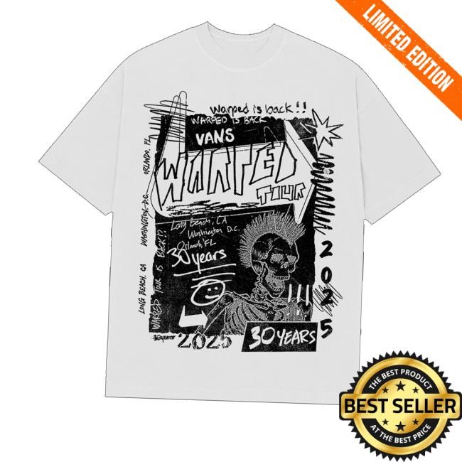 Vanswarpedtour Merch Warped Is Back T-Shirt