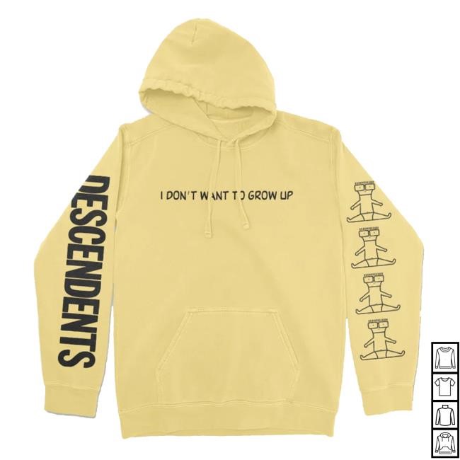 Descendents Merch I Don't Want To Grow Up Pullover T Shirt
