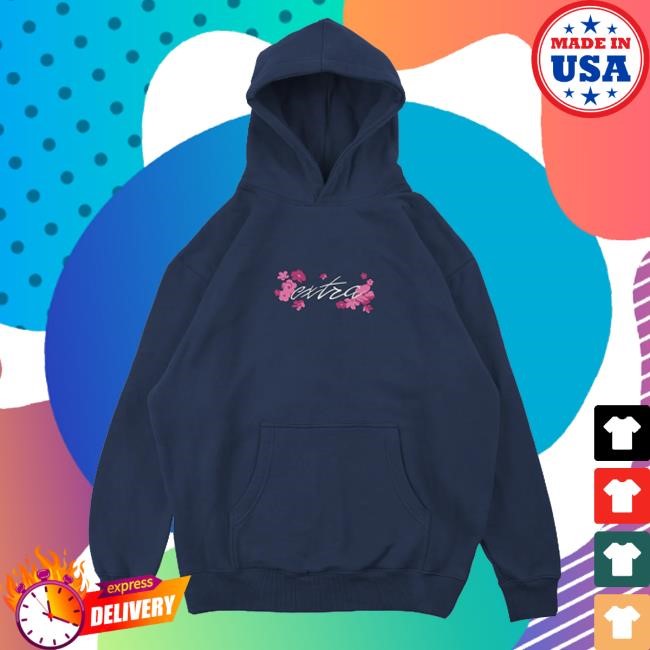 Extra Emily Extra Floral Zip Hoodie Extra Emily Shop Extra Floral