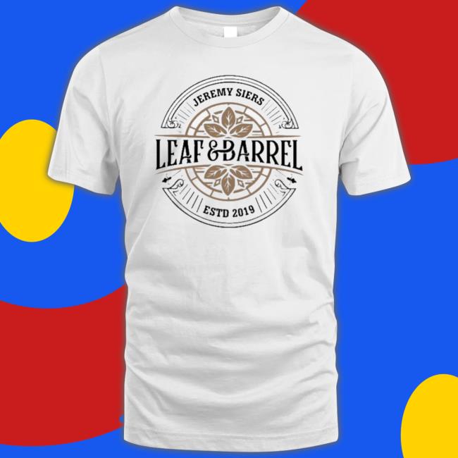 Official Jeremy Siers Leaf And Barrel 2.0 Hoodie