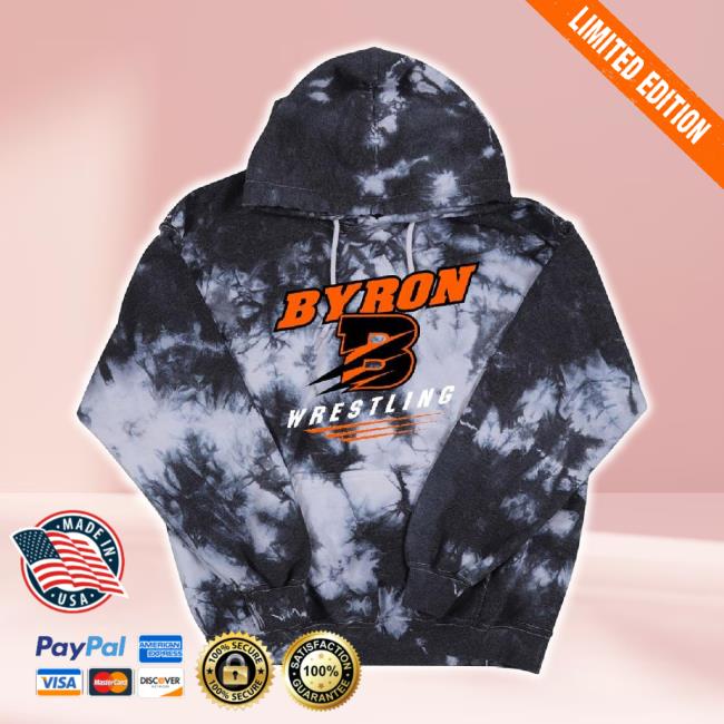 Original Triple M Graphics Merch Store Byron Wrestling Crystal Tie Dye Unisex Sweatshirt Triplemgraphics Shop