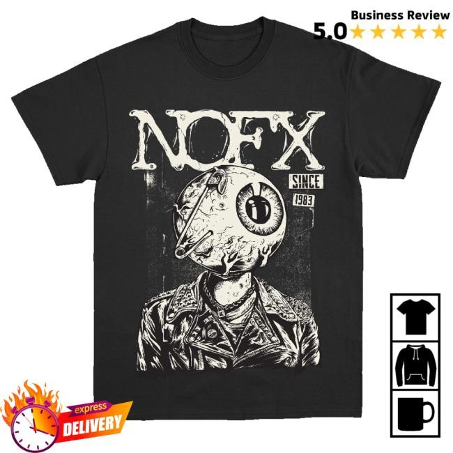 Official Nofx Merch Stickin In My Eye Tee Shirt