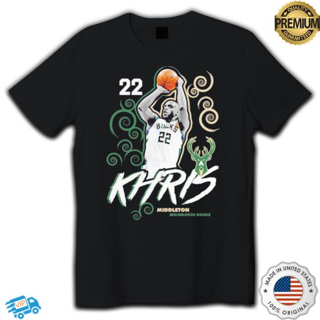 Khris Middleton Milwaukee Bucks Fanatics Branded Competitor 2023 T-Shirt