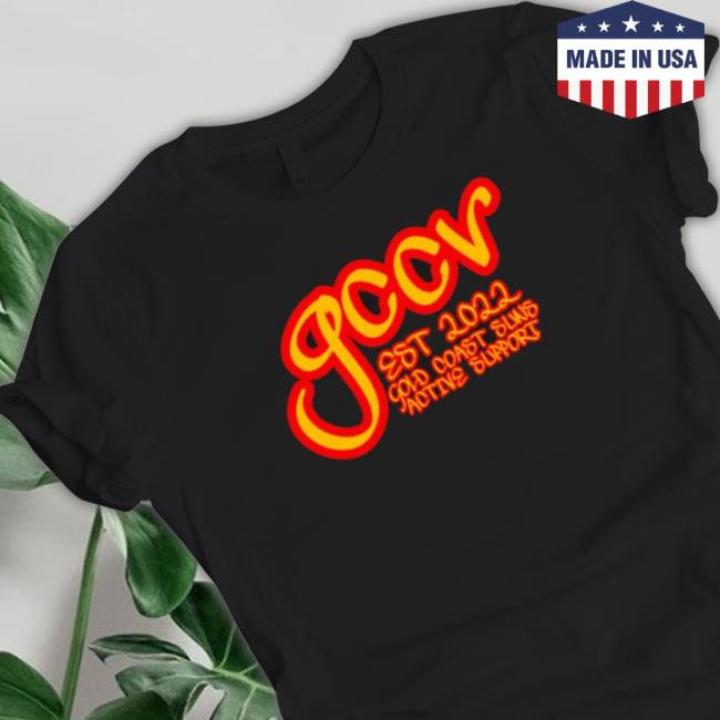 Premium Gccv Est 2022 Gold Coast Suns Active Support T-shirt