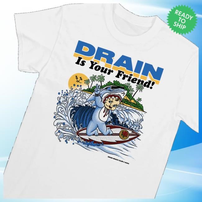 Allinmerch Store Drain Grateful Triangle White Tee