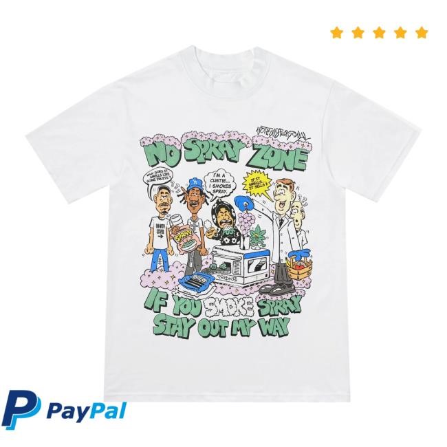The Nothing Personal Shop Store Merch No Spray Zone Tee Sweatshirt