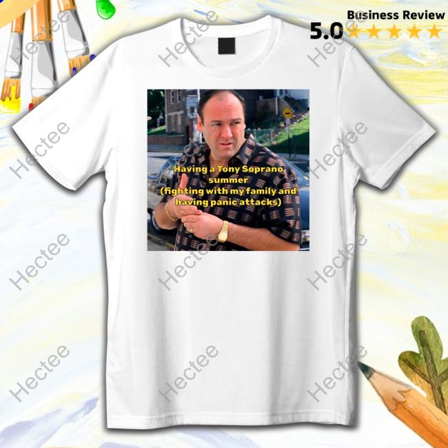 Kevin Finnerty Having A Tony Soprano Summer Fighting With My Family And Having Panic Attacks Sweatshirt