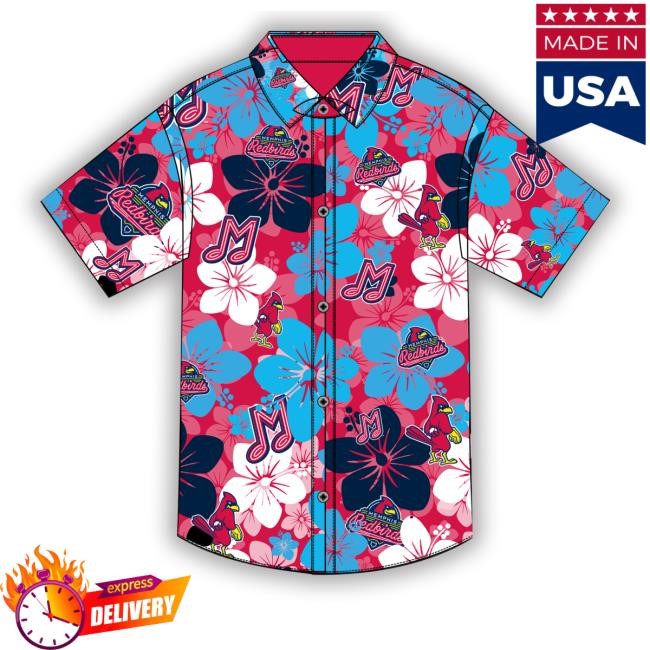 Milb Merch Game Highlight Redbirds Hawaiian T Shirt