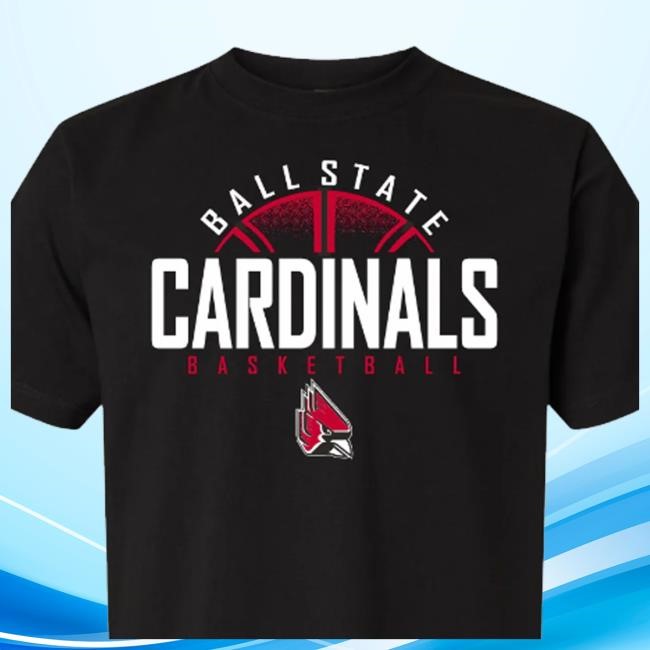 Ball State Basketball Men's Black Splatter Tank Top