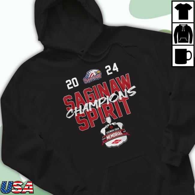 Original Memorial Cup Saginaw Spirit Champions 2024 Shirts