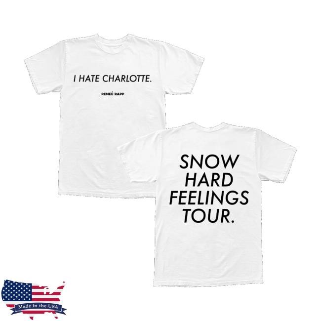 Reneé Rapp Official Store Merch I Hate Charlotte Zip Up Hooded Sweatshirt