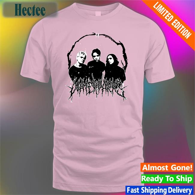 Waterparks Heavy Metal Logo Boyfriend Fit Girls T Shirt
