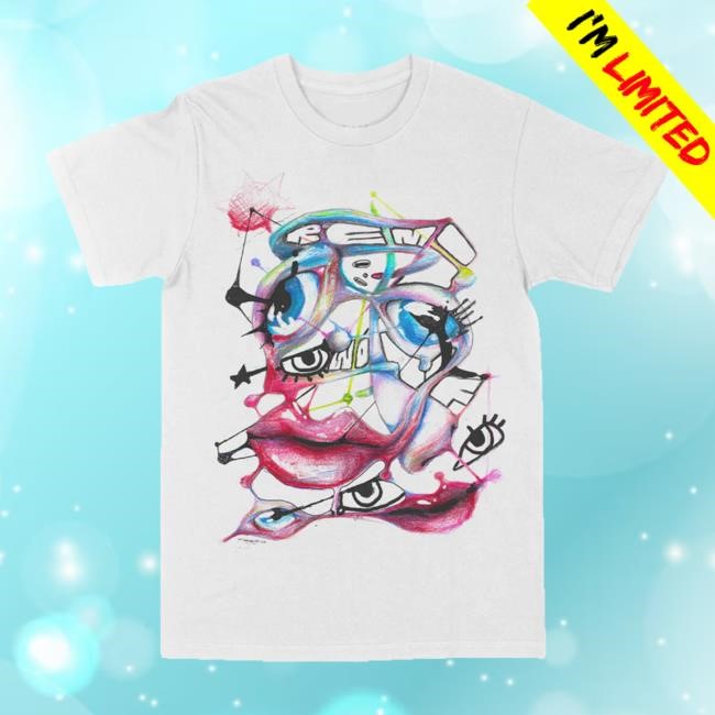 Remiwolf Store Remi Wolf Face Drawing Hooded Sweatshirt