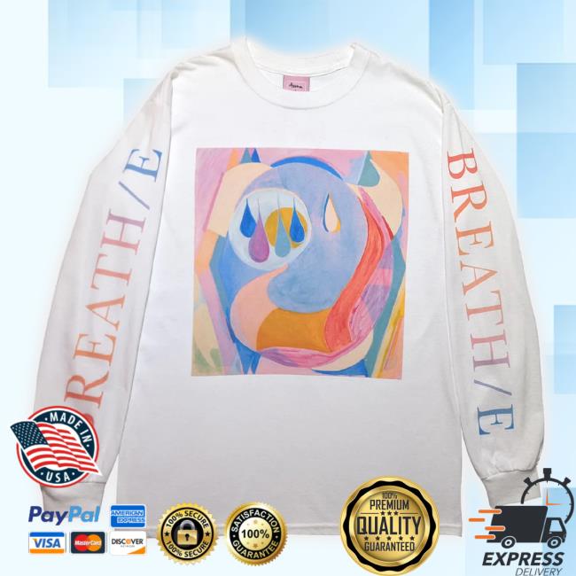 Trending Anna Liber Lewis Merch Store Breath/E Long Sleeve Tee - Four Tet X Anna Painting TankTop Annaliberlewis Shop