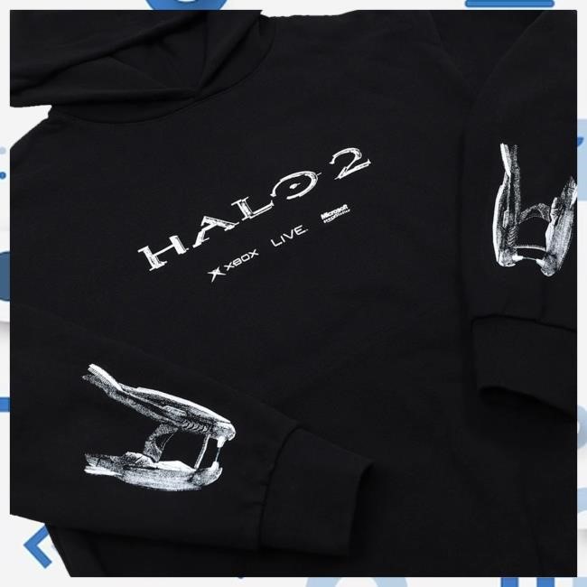 Xbox Gear Merch Halo 2 Dual Wield Heritage Shirts