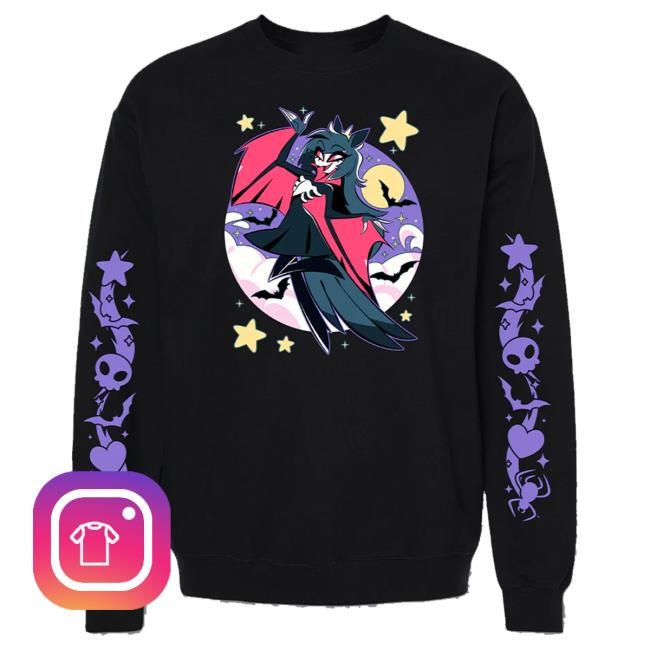 Shark Robot Merch Octavia Halloween 2024 W/Printed Sleeves Sweatshirt