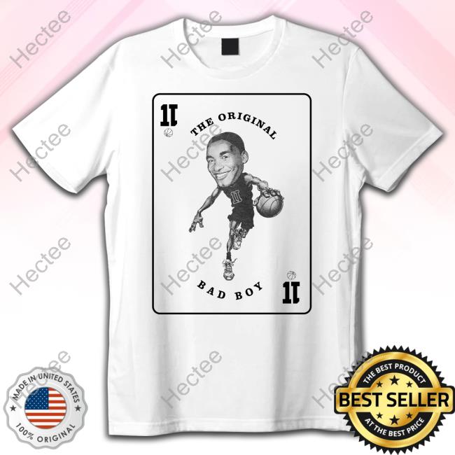Isiah Thomas The Original Bad Boy Isiah Zeke Thomas Tee Shirt