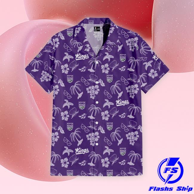 Sacramento Kings Crowned Majesty Hawaiian Tee Shirt