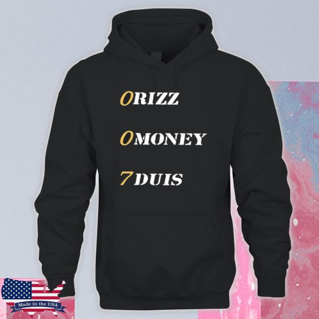 Official 007 Rizz Money Duis Hoodie