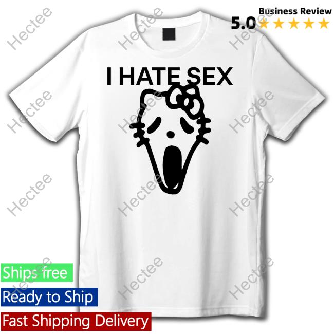 I Hate Sex Hello Kitty Long Sleeved T-Shirt