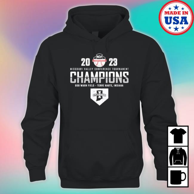 Indiana State Baseball Next Level Unisex 2023 Mvc Tournament Champions Shirt