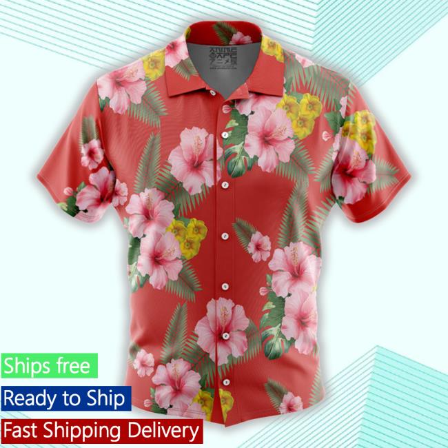 Animeape Merch Ichiban Kasuga Like A Dragon Button Up Hawaiian Shirt