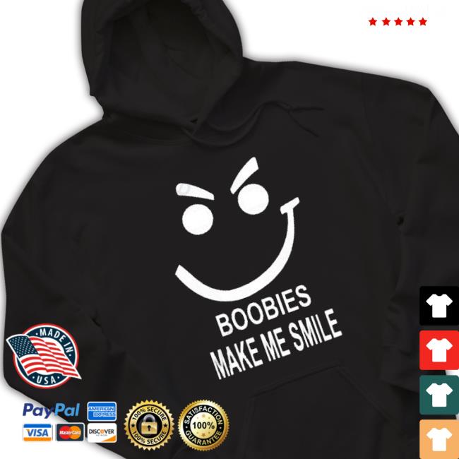 Official Boobies Make Me Smile Sweatshirt
