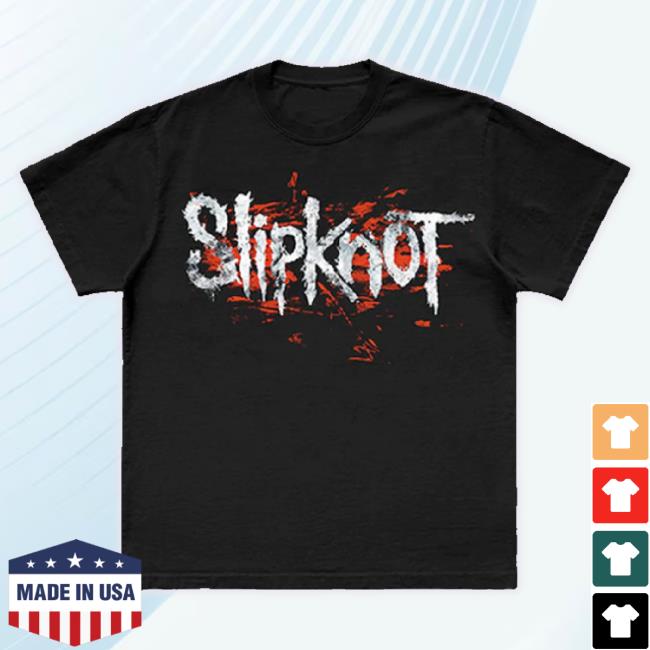 Original Slipknotmerch Store Slipknot Logo Splatter Hoodie Sweatshirt Slipknotmerch Shop