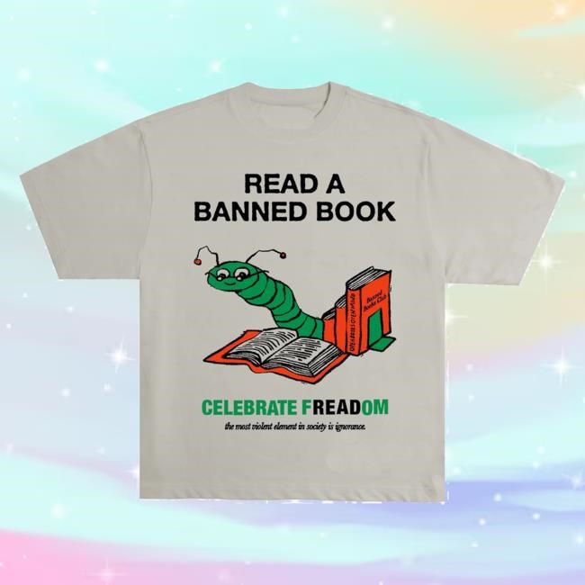 Chnge Merch Store Banned Books T-Shirt (Bone) Shirts