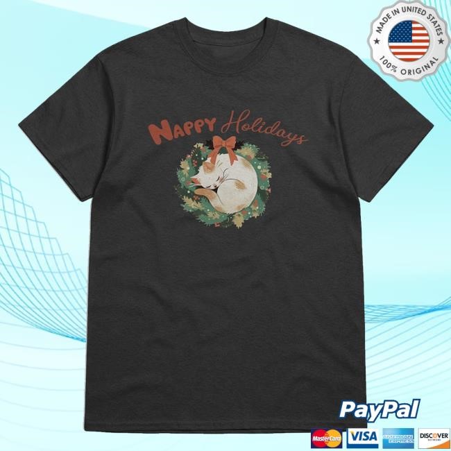 Official Slippywild Merch Store Nappy Holidays Crewneck Sweatshirt
