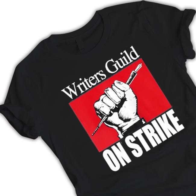 Official Lee Goldberg Writers Guild On Strike shirt, hoodie, tank top, sweater and long sleeve t-shirt