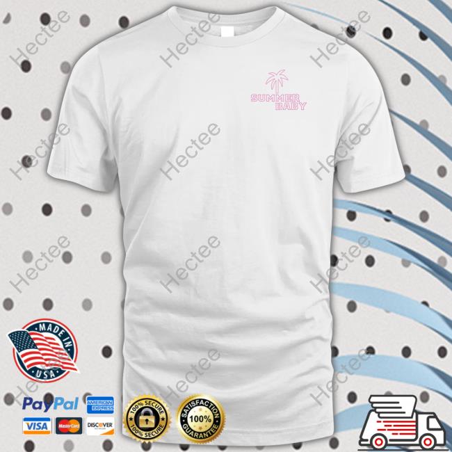 Jonas Brothers Shop Summer Baby Palm Hoodied Sweatshirt