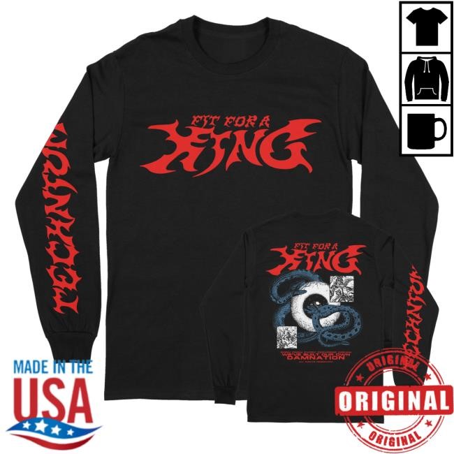 Fit For A King Band Merch Shop Store Official Snake Eyeball T Shirts
